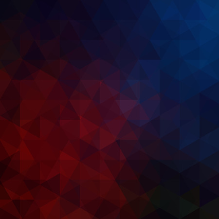 Abstract vector background with triangles. Colorful geometric vector illustration. Creative design template. Red, blue colors.のイラスト素材
