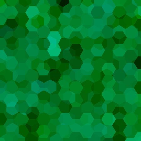 Abstract background consisting of green hexagons. Geometric design for business presentations or web template banner . Vector illustrationのイラスト素材