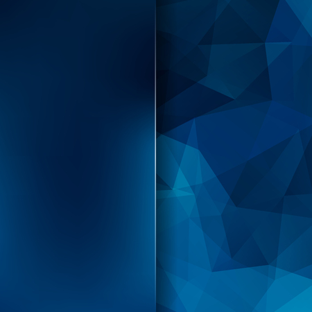 Abstract background consisting of dark blue triangles. Geometric design for business presentations or web template banner flyer. Vector illustrationのイラスト素材