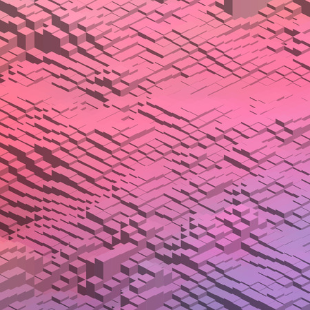 3d pink background with cubes. Vector eps 10のイラスト素材