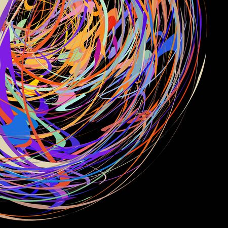 Colorful lines of abstract background.のイラスト素材