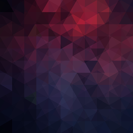 Triangle vector background. Can be used in cover design, book design, website background. Vector illustration. Purple, blue, black colors.のイラスト素材