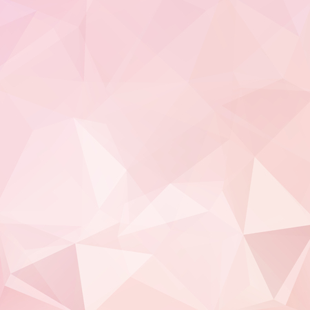 Geometric pattern, polygon triangles vector background in pastel pink tone. Illustration patternのイラスト素材