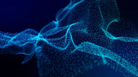 Lights blue background. Abstract creative wallpaperの写真素材