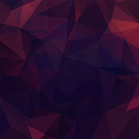 Geometric pattern, polygon triangles vector background in dark purpleのイラスト素材