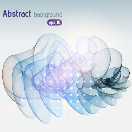 Abstract blue template vector background. Vector illustration.のイラスト素材