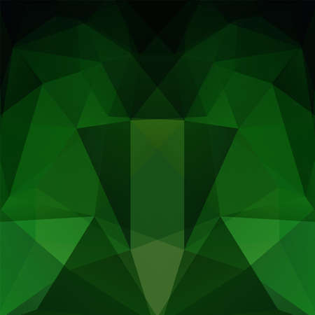 Geometric pattern, polygon triangles vector background in greenのイラスト素材