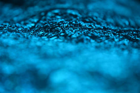 Blue abstract lighting and bokeh for blurred effect backgroundの写真素材