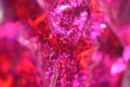 Abstract pink crystal bokeh background.の写真素材