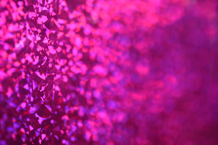 Abstract pink crystal bokeh background.の写真素材