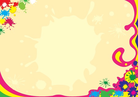 Blots a background. Vector illustration in a format eps. The size of the document can be changed without loss of quality.のイラスト素材