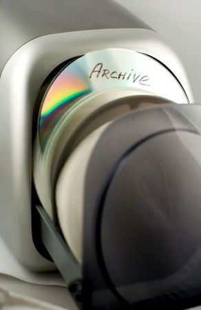 CD archive storageの写真素材