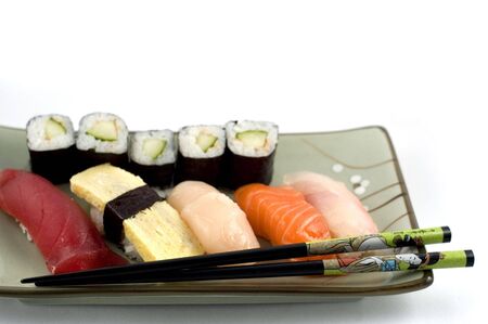 Sushi plateの写真素材