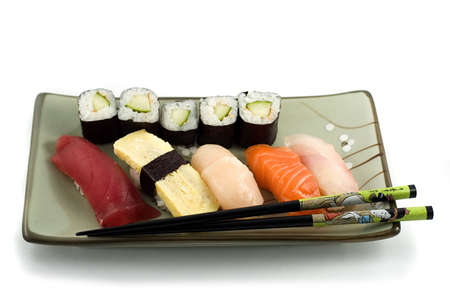 Sushi plateの写真素材
