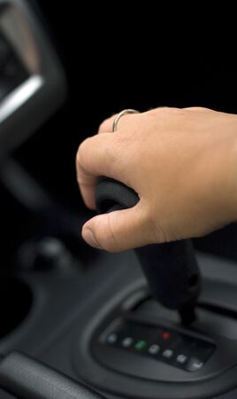 Girl drivingの写真素材