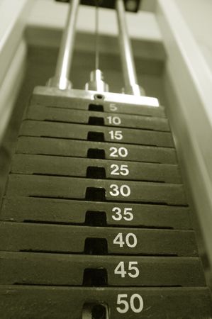 Weight machineの写真素材
