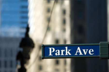 Park Avenue in New Yorkの写真素材