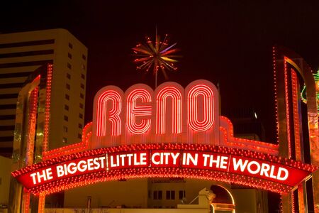 Reno signの写真素材