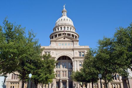 Texas state senate building in Austinの写真素材