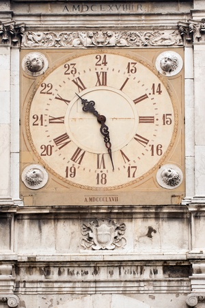 Clock tower, City Hall of Modena, Italyの写真素材