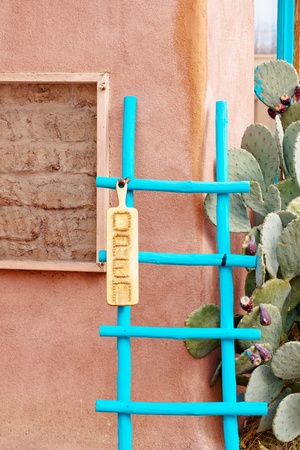 Entrance of gift shop in Albuquerque Old Town, New Mexicoの写真素材