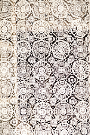 Unique handmade lacework from the island of Pag Croatiaの写真素材