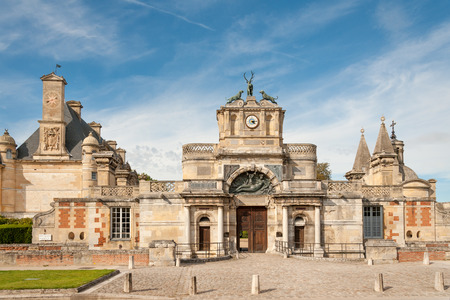 Historic medieval Chateau d'Anet near Dreux  in Normandy, Franceのeditorial素材