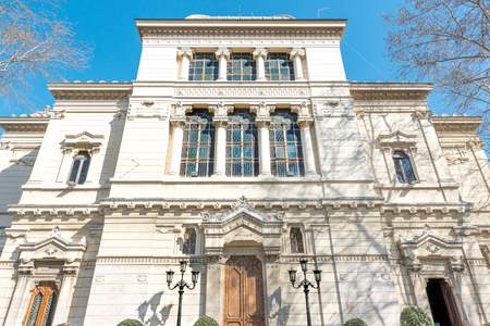 Great Synagogue of Rome, the largest Jewish temple in Rome, Italyの写真素材