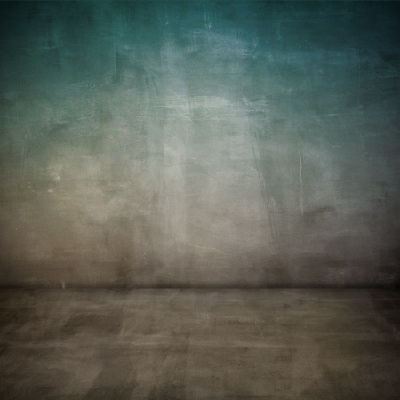 Concrete wall  Grunge background in blue and brown colorsの写真素材