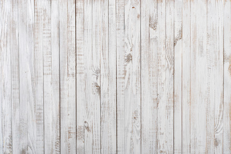 White painted old wooden backgroundの写真素材