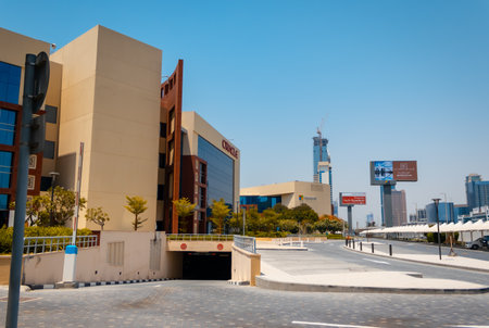 Dubai, UAE- 25062023: Oracle office building. High quality photoのeditorial素材