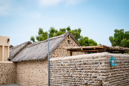 Traditional house in the countryside of the south of Vietnam, Asia.の写真素材
