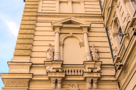 A panoramic city view of Novi Sad with its iconic bridge over the Danube River is a breathtaking...