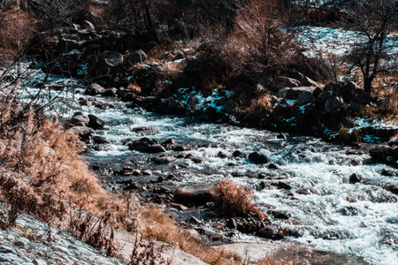 Mountains winter. High quality photo