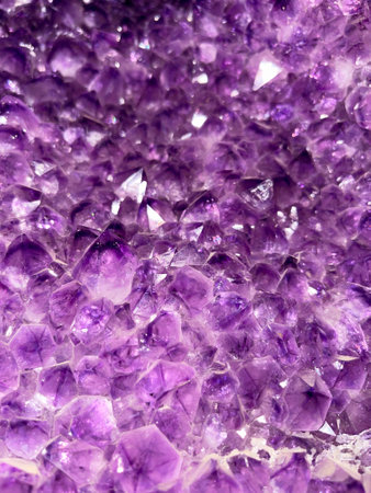 Texture of natural amethyst. Natural background. Minas de Wanda, Argentinaの写真素材