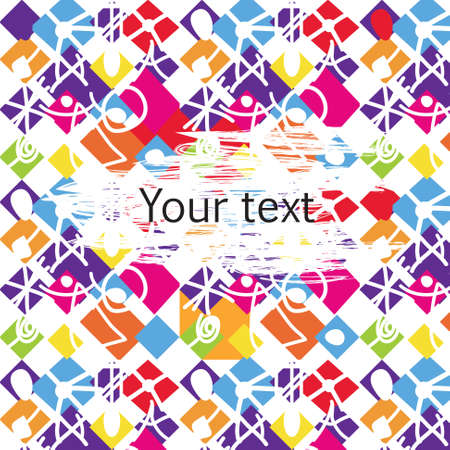 Abstract background with copy space geometric styleのイラスト素材