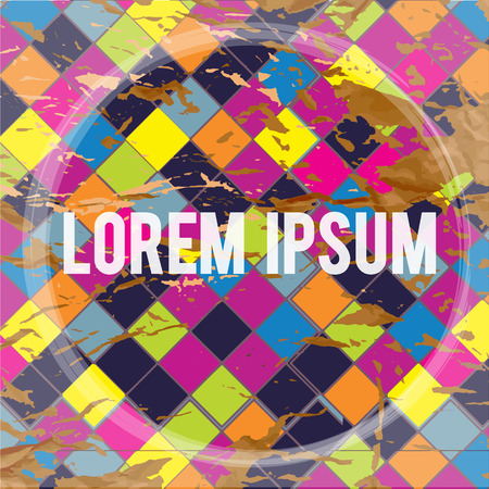 Abstract geometric background, futuristic design, vector graphic illustrationのイラスト素材