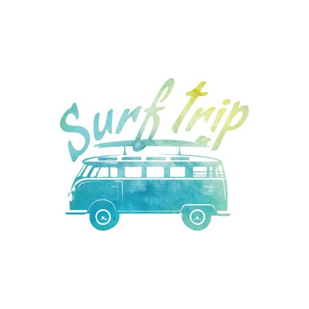 Vector serf truck.のイラスト素材