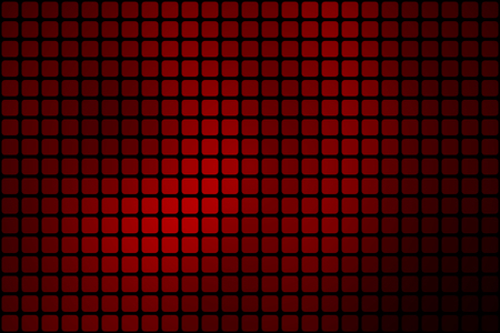 Deep burgundy red vector abstract mosaic background with rounded corners square tiles over blackのイラスト素材