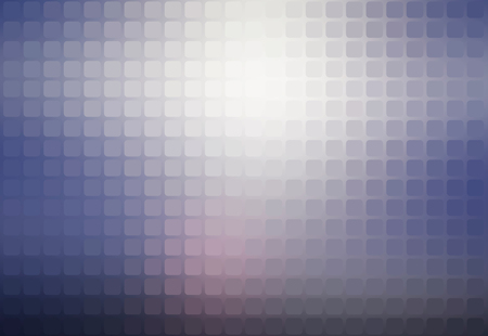 Pale pink blue vector abstract rounded corners square tiles mosaic over blurred backgroundのイラスト素材