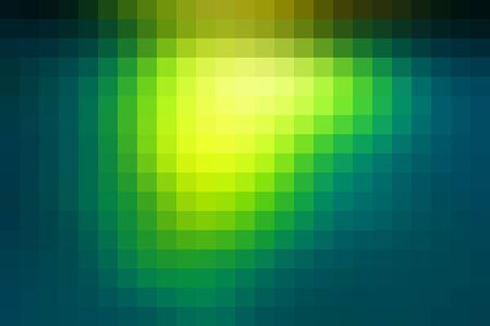 Bright yellow green abstract vector square tiles mosaic background