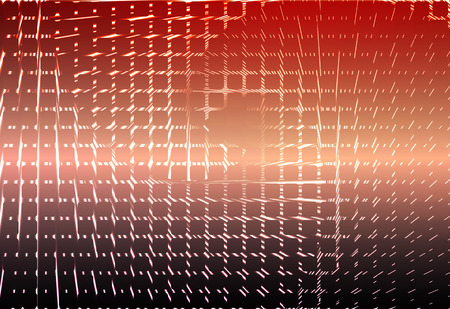 Red orange purple glowing spiral mosaic rounded corners square tiles vector backgroundのイラスト素材