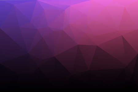 Purple blue pink abstract low poly geometric background