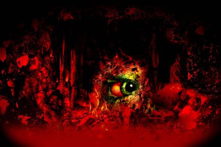 How hell looks like!!!の写真素材