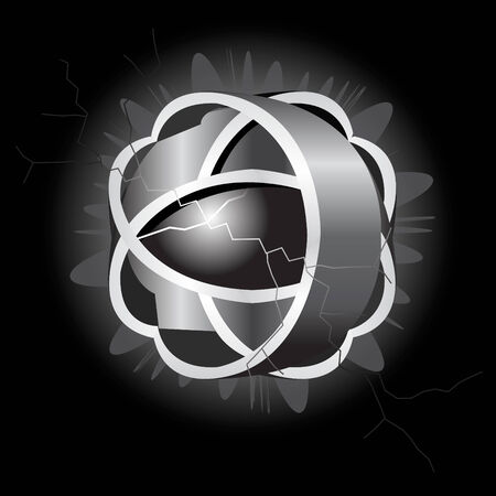 3d abstract coreのイラスト素材