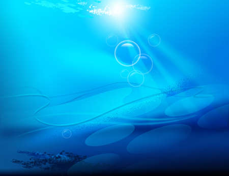 underwater seascape for background useの写真素材