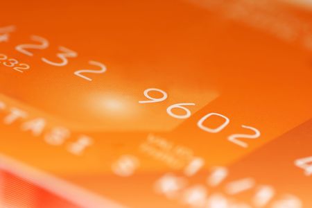 macro shoot  of a credit card. Perfect for background useの写真素材
