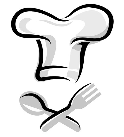 chef's hat vector iconのイラスト素材