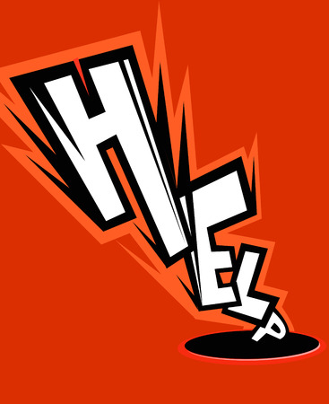 help word from someone who has fall in black hole. Can  be used for a lot of concepts.のイラスト素材