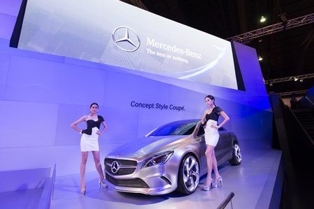 Thailand - March 26 : Mercedes Benz Concept Style Coupe' on display at the 34st Bangkok International Motor Show  on March 26; 2013 in Bangkok, Thailand.のeditorial素材